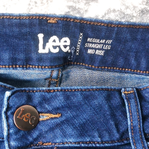 Lee straight leg mid rise reg fit jeans - Picture 4 of 13